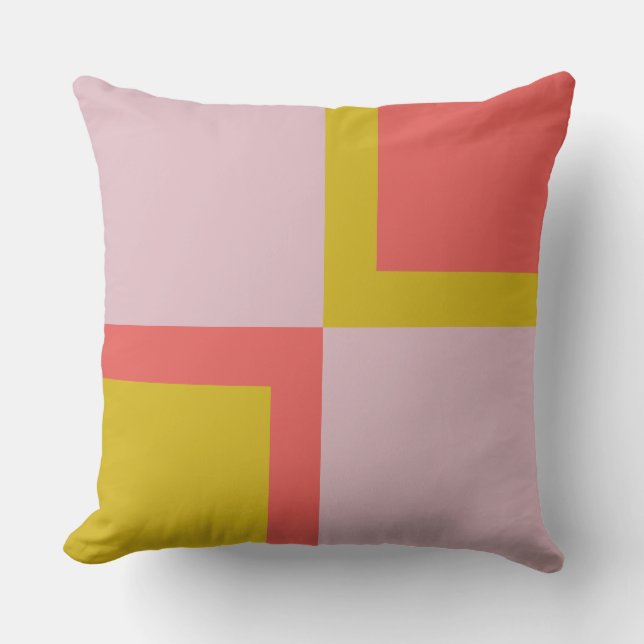 Pink Orange Yellow Cushion (Front)