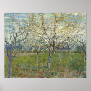 Pink Orchard by Vincent Van Gogh Poster