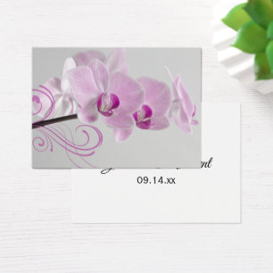 Pink Orchid Elegance Thank You Favour Tags