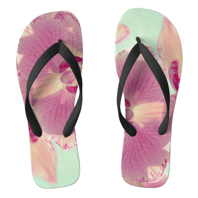 Pink Orchid Jandals (Footbed)