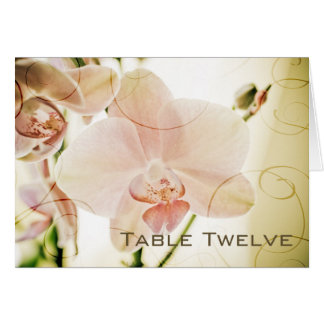 Pink Orchid • Table Card