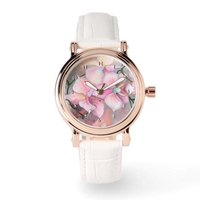 Pink Orchid Watch (Front)