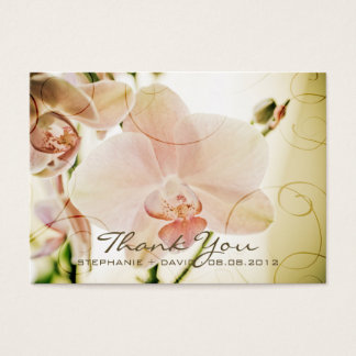 Pink Orchid • Wedding Favour Tag