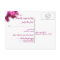Pink Orchid Wedding RSVP