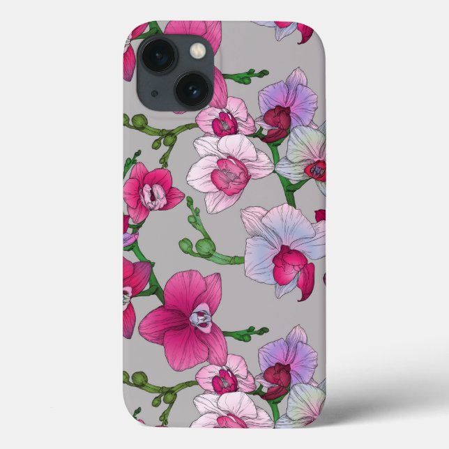 Pink Orchids In Bloom Case-Mate iPhone Case (Back)
