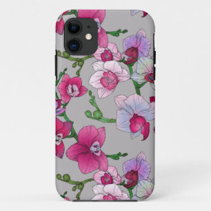 Pink Orchids In Bloom Case-Mate iPhone Case