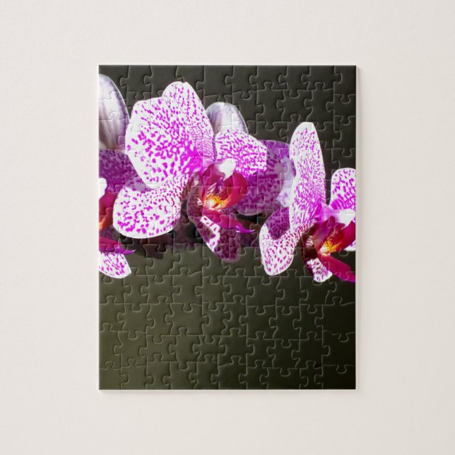 Pink Orchids Jigsaw Puzzle (Vertical)