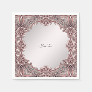 Pink Ornamental Napkins