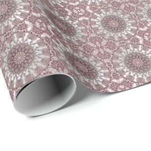 Pink Ornamental Wrapping Paper
