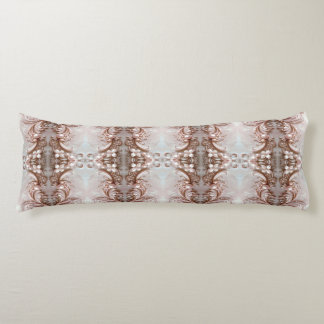 Pink Ornate Pearl and Floral Body Pillow
