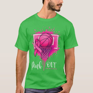 Pink Out Basketball Breast Cancer Awareness gift f T-Shirt