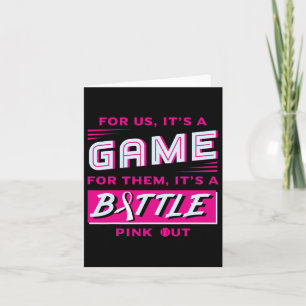 Pink Out Breast Cancer Softbyll Byll Pink Ribbon M Card