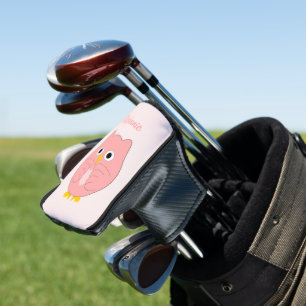 Pink Owl Design Golf Head Cover