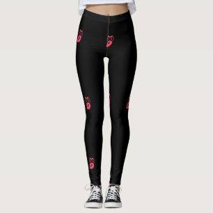 Pink Owl Leggings