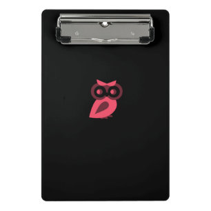 Pink Owl Mini Clipboard