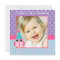 Pink Owl Multi Polka Dot 1st Birthday Girl Photo