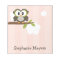 Pink Owl Notepad Personalised