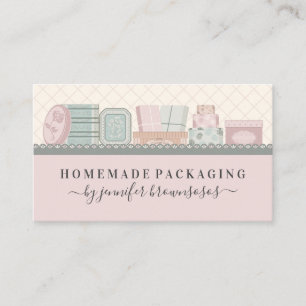 Pink Package Shelf Decorative Boxes Business Card