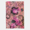 Pink Paint Splatter Abstract Modern Floral