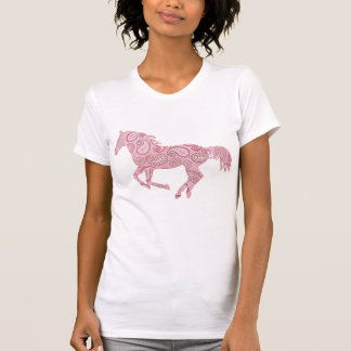 Pink Paisley Horse T-Shirt