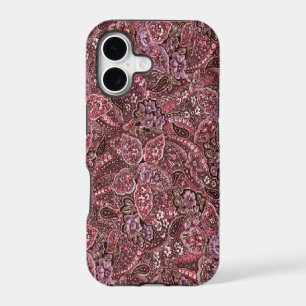 Pink Paisley Print iPhone 5 Cover