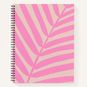Pink Palm Leaf Notebook