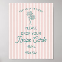 Pink Palm Springs Beach Share a Recipe Bridal