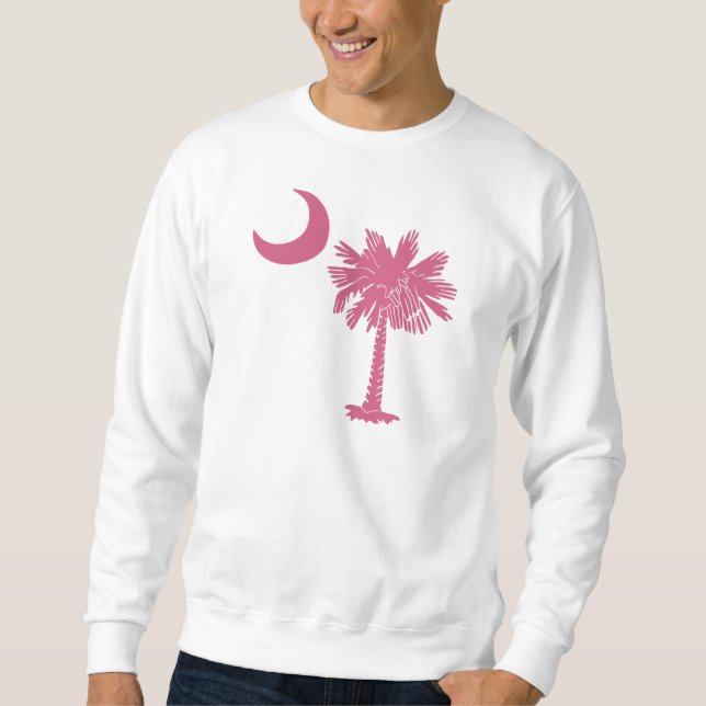 Pink Palmetto Moon Sweatshirt (Front)