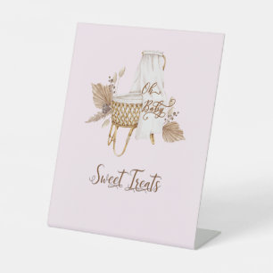 Pink Pampas Grass Sweet Treats Sign II