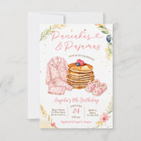 Pink Pancakes and Pyjamas Girl Birthday Party