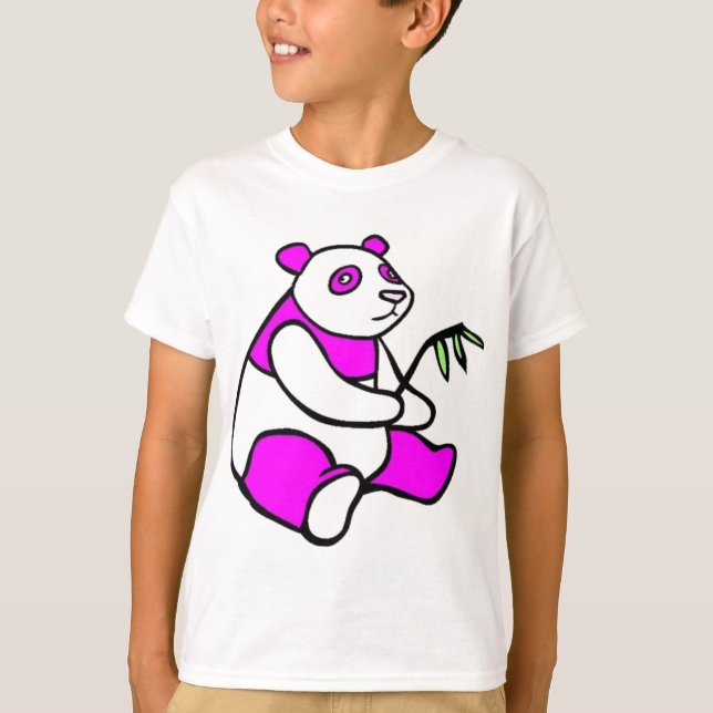 Pink Panda T-Shirt (Front)