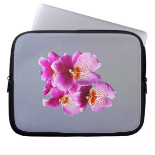 Pink Pansy Orchids Laptop Sleeve