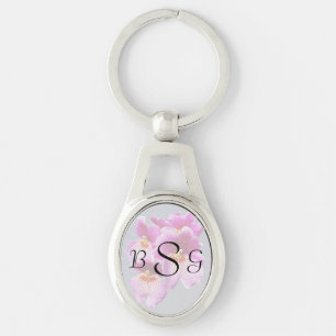 Pink Pansy Orchids Wedding Products Key Ring