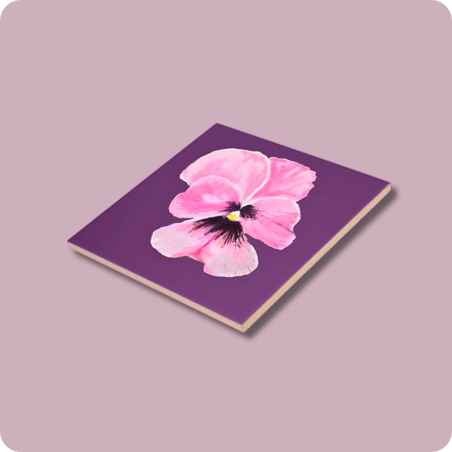 Pink Pansy Tile (Creator Uploaded)