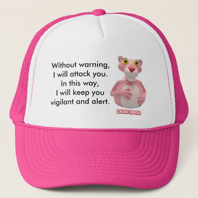 Pink Panther Hat Parody CelebriDucks Rubber Ducks (Front)