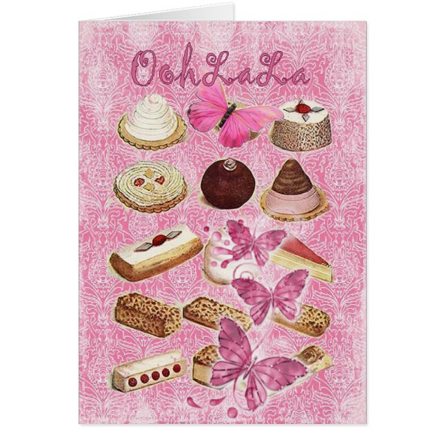 pink Paris french pastry cupcake cookies (Front)
