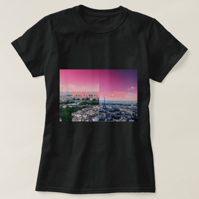 pink paris Women's T-Shirts (Design Front)