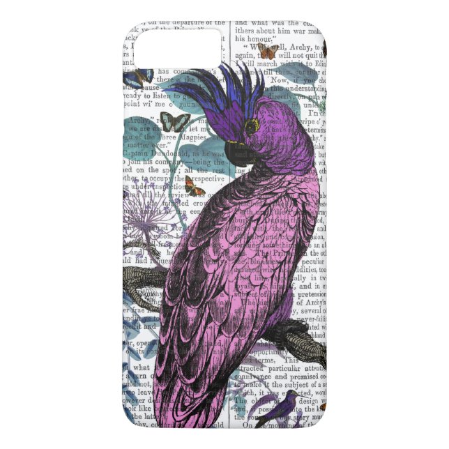 Pink Parrot Case-Mate iPhone Case (Back)
