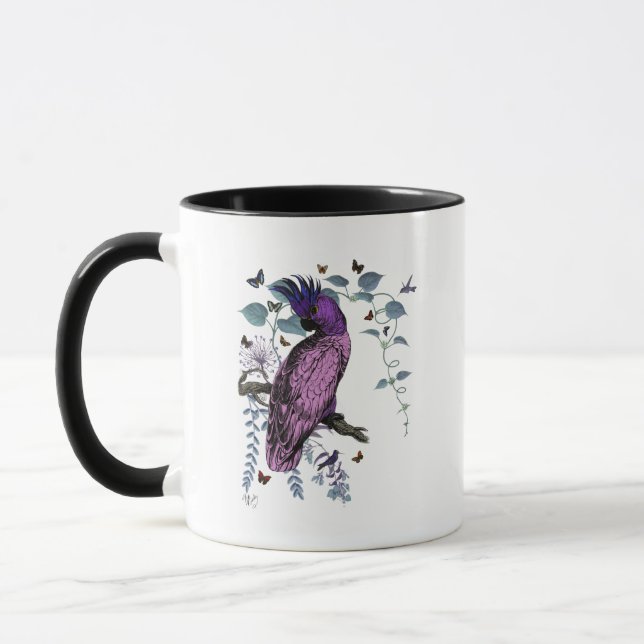 Pink Parrot Mug (Left)
