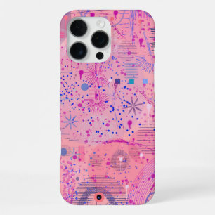 Pink Party Maximalist Art iPhone 16 Pro Max Case