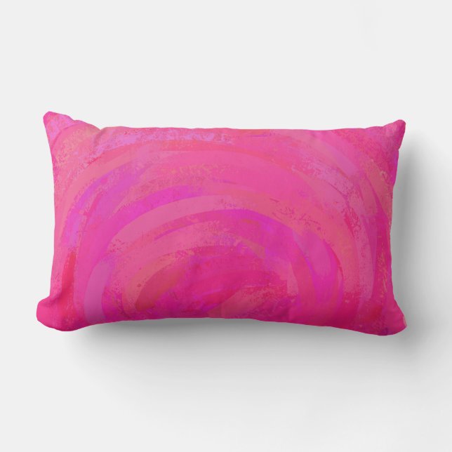 Pink Passion Lumbar Cushion (Front)