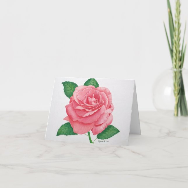 Pink Passion Note Card (Front)
