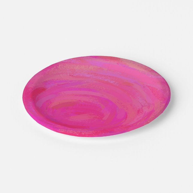 Pink Passion Paper Plate (Angled)