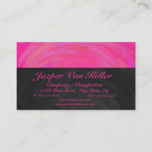 Pink Passion Personalised Business Card