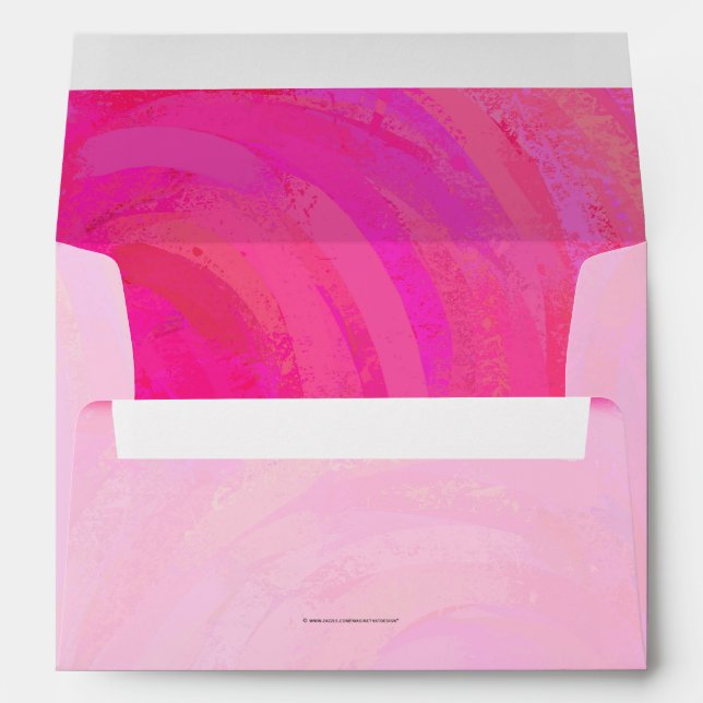 Pink Passion Personalised Envelope (Back (Bottom))