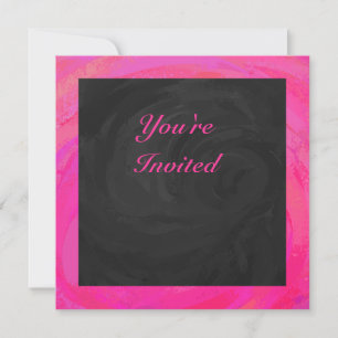 Pink Passion Personalised Invitation