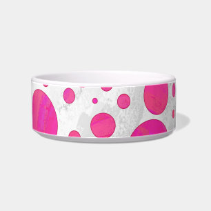 Pink Passion Polka Dot Pattern Bowl