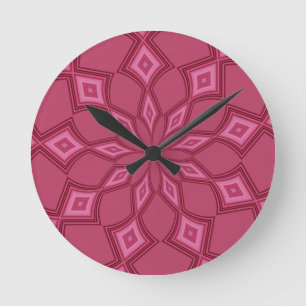 PINK PASSION ROUND CLOCK
