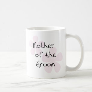 Pink Pastel Flowers Mother of Groom Coffee Mug