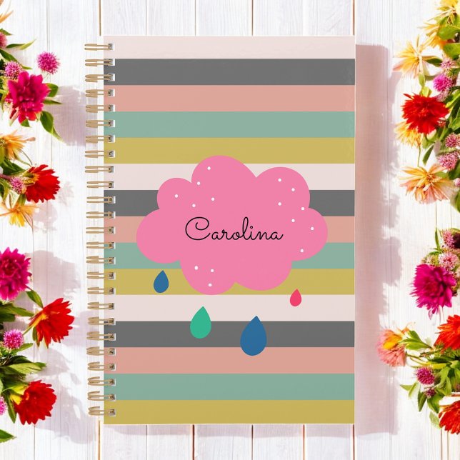 Pink Pastel Girly Stripes Cute Planner (Creator Uploaded)